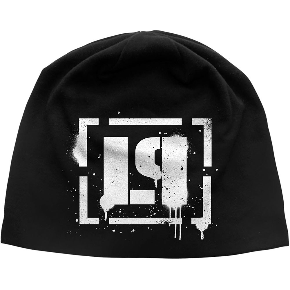 Linkin Park - Spray Logo JD Print Beanie muts - Zwart